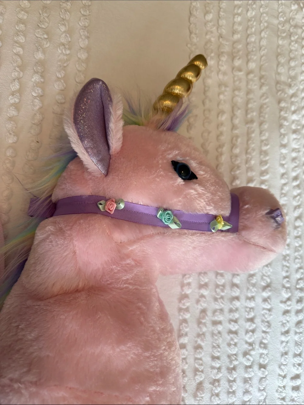 Plush Pink Unicorn Costume with Tulle Skirt 2-4 Years Old